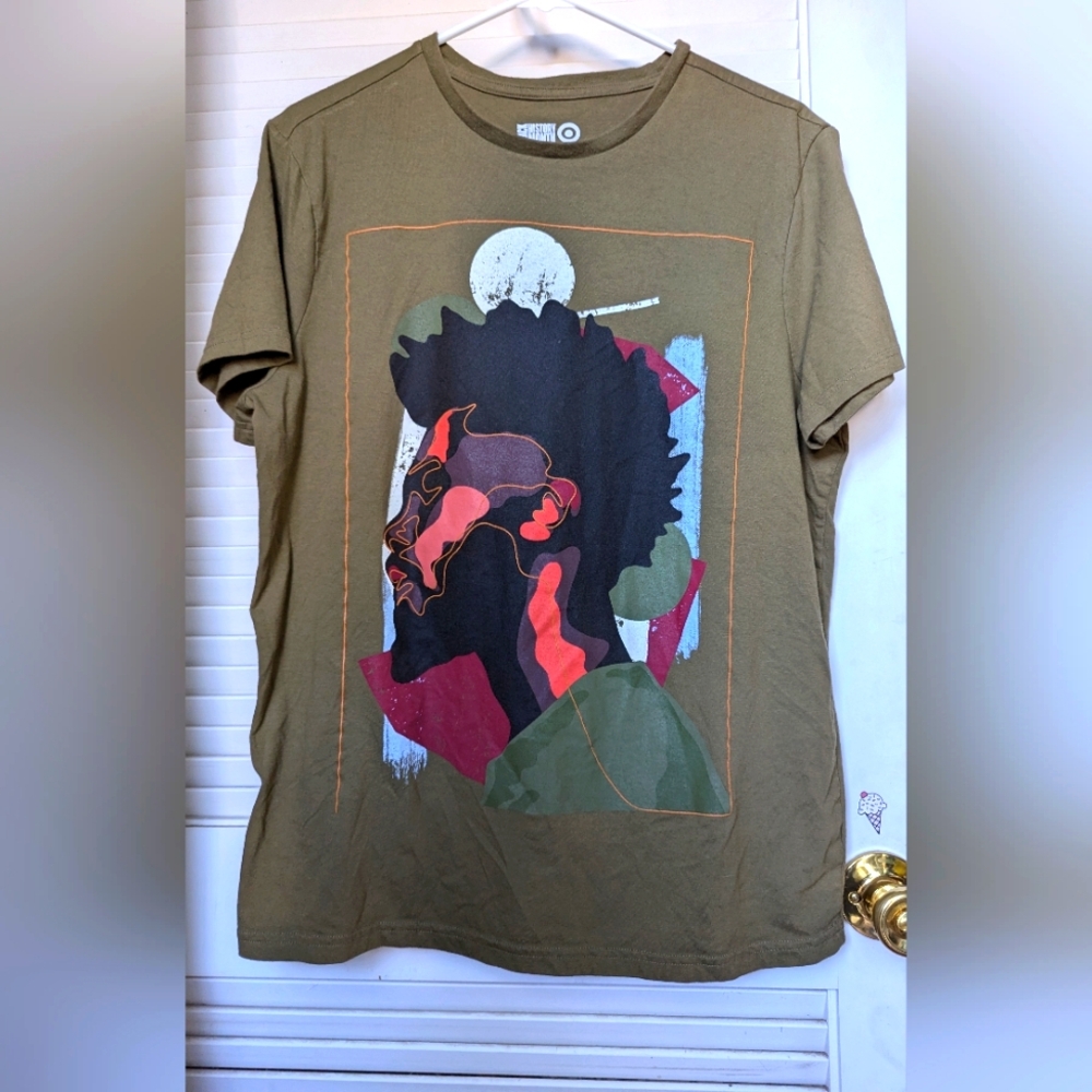 Target l L Black History Month African American Culture Man Novelty Graphic Tee
